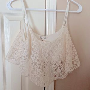 Lace crop top